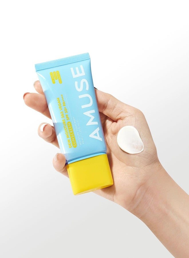 Amuse SEOUL 365 Vegan Moisturizing Cream | Lightweight, Non-Sticky Facial Lotion, Glow Finish (40ml) - Image 4